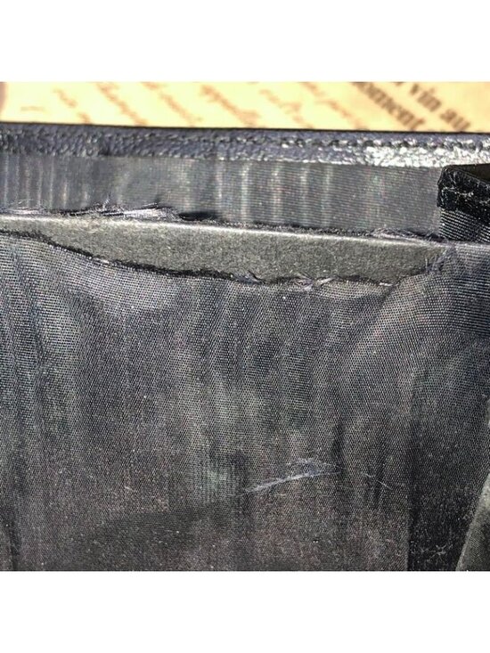 Chanel Trifold Wallet CC Logo Caviar Leather Black - Picture 8 of 16